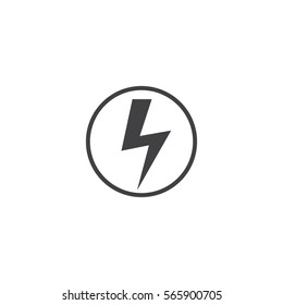 electric icon. sign design
