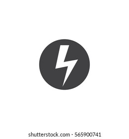 electric icon. sign design
