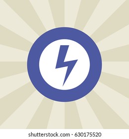 electric icon. sign design. background