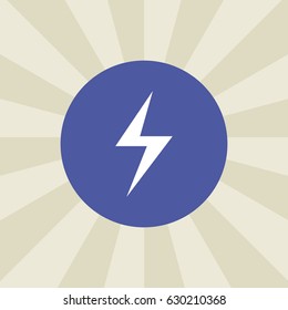electric icon. sign design. background
