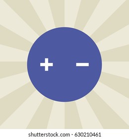 electric icon. sign design. background