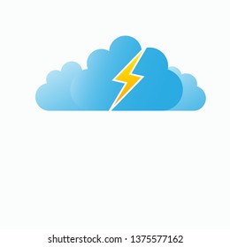 Electric icon, symbol, design template 