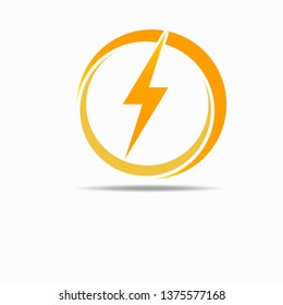 Electric icon, symbol, design template 
