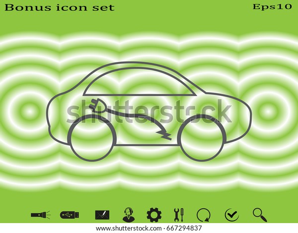 electric, icon, vector\
illustration eps10