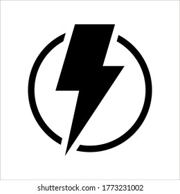 Electric icon vector illustration on white background