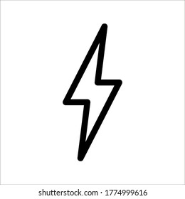 Electric icon vector illustration on white background