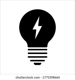 Electric icon vector illustration on white background