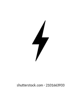electric icon vector. storm, lightning symbol design