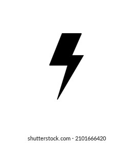 vector de icono eléctrico. tormenta, diseño de símbolo de relámpago