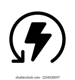 Electric Icon Vector Symbol Design Illustration