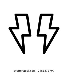 Electric Icon Vector Symbol Design Illustration