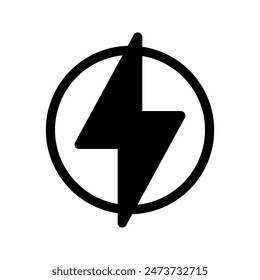 Electric Icon Vector Symbol Design Illustration