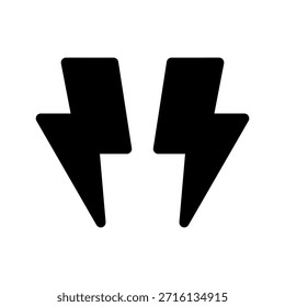 Electric Icon Vector Symbol Design Illustration