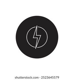 Icono eléctrico Ilustración de Plantilla de Vector Diseño de logotipo