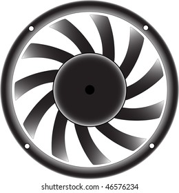 Electric industrial ventilator