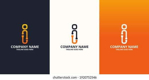 Letra inicial eléctrica en plantilla de icono de logotipo. Gráfico vectorial de ilustración. Concepto de diseño Enchufe eléctrica con símbolo de letra. Perfecto para una identidad de marca corporativa más tecnológica