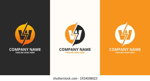 Plantilla de icono del logotipo de la letra inicial g eléctrica. Gráfico vectorial de ilustración. Concepto de diseño Perno eléctrico con símbolo de letra. Perfecto para una identidad de marca corporativa más tecnológica