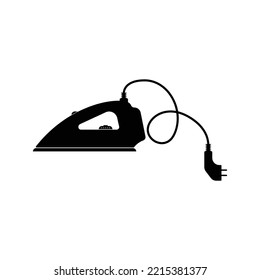 plantilla de diseño de vectores de icono de hierro eléctrico