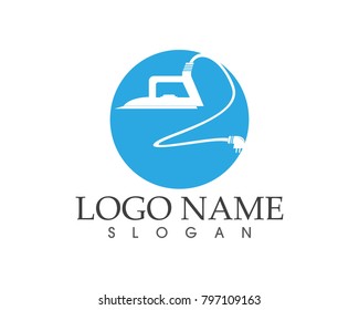 Electric iron logo design