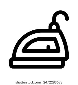 Electric iron vector design, home appliances icon
