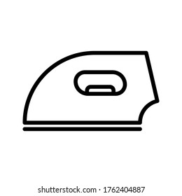 vector de hierro eléctrico. icono de hierro. modificable. ilustración vectorial