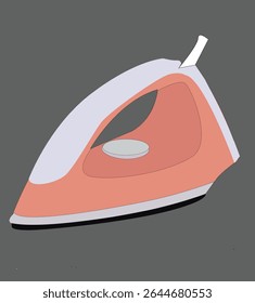ferro elétrico.Moderno vetor de ferro minimalista