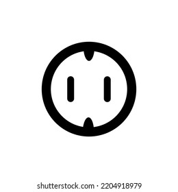 electric jack terminal icon vector illustration design