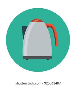 
Electric Kettle Colored Vector Illustration

