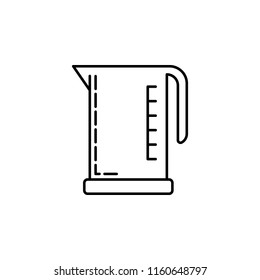Electric kettle dusk icon. Element of drinks and beverages icon for mobile concept and web apps. Thin line Electric kettle icon can be used for web and mobile