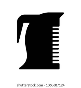 Electric kettle glyph icon, drink and appliance, teapot sign, vector graphics, a solid pattern on a white background, eps 10.