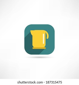 electric kettle icon