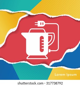 electric kettle icon
