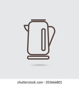 electric kettle icon