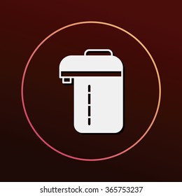 Electric kettle icon
