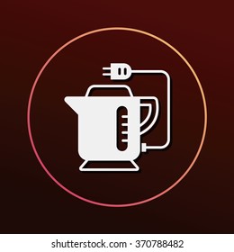 electric kettle icon