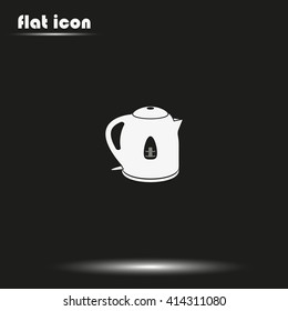 Electric kettle icon.