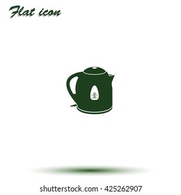 Electric kettle icon.