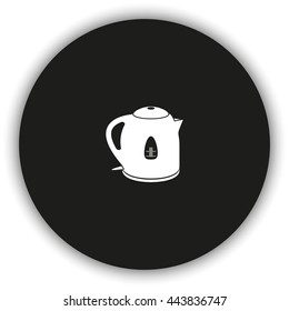 Electric kettle icon.