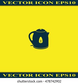 Electric kettle icon.