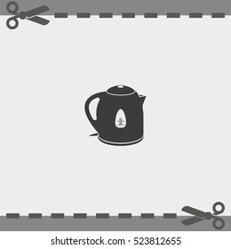 Electric kettle icon.