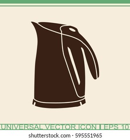 Electric kettle icon.