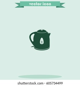 Electric kettle icon.