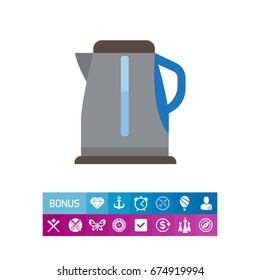 Electric kettle icon
