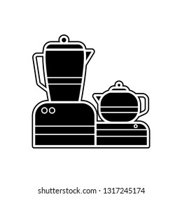 electric kettle icon. Element of Appliances for mobile concept and web apps icon. Glyph, flat icon for website design and development, app development