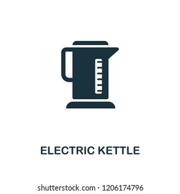 Electric Kettle icon. Premium style design from household collection. UX and UI. Pixel perfect electric kettle icon. For web design, apps, software, printing usage.