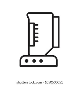 Electric kettle icon. Simple illustration of electric kettle vector icon for web