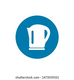 Electric kettle icon. Simple illustration of electric kettle vector icon for web