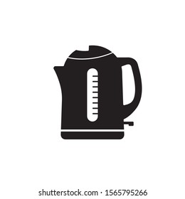 Electric kettle icon. Simple illustration of electric kettle. Isolated vector icon.