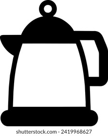 Electric kettle icon. Simple illustration
