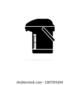 Electric kettle icon, vector concept illustration for design.